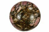 1.2" Polished Rhodonite Sphere - Photo 3